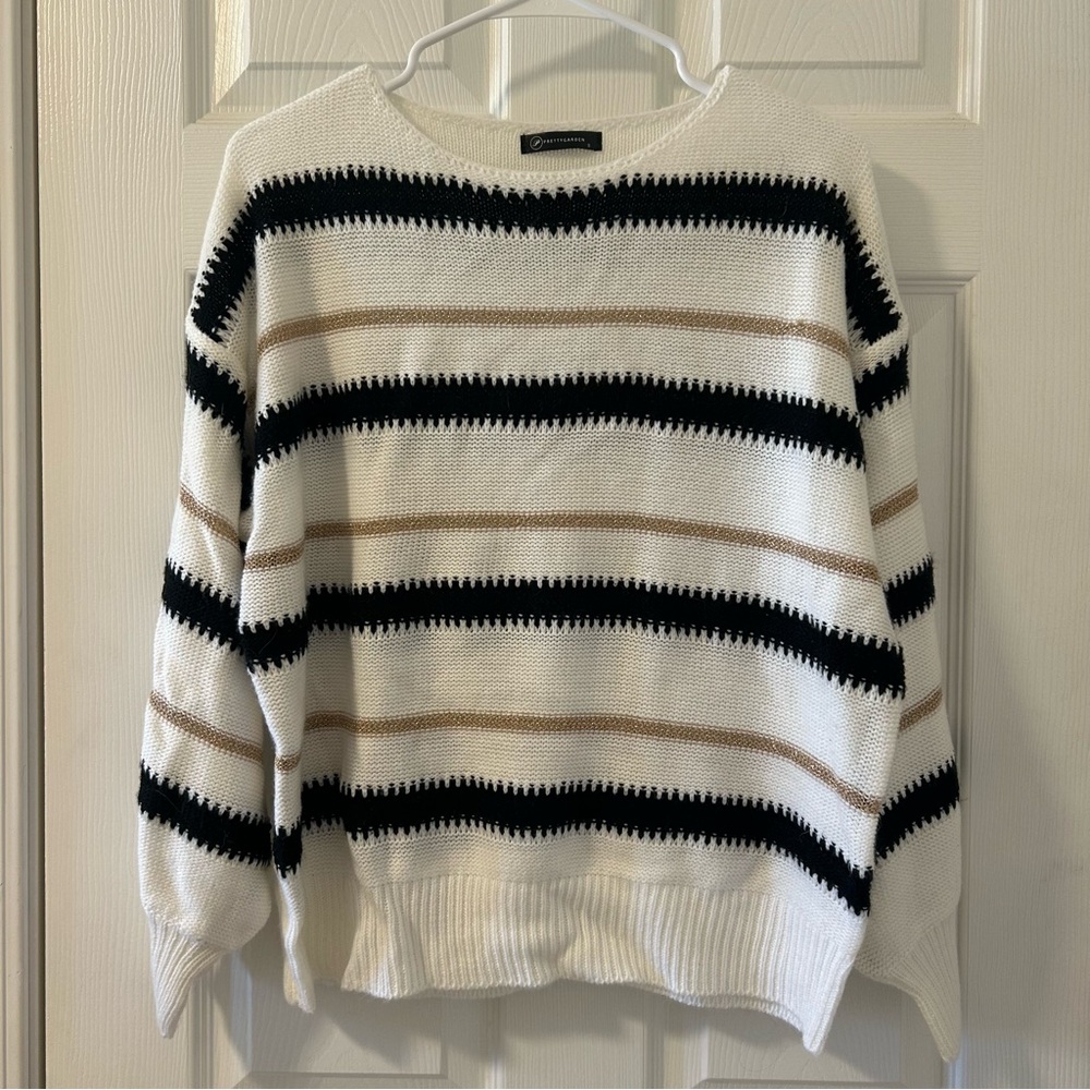 Striped Black and White Sweater